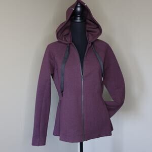 Lululemon Burgundy Fitted Jacket - Size 8 - Excellent Condition
